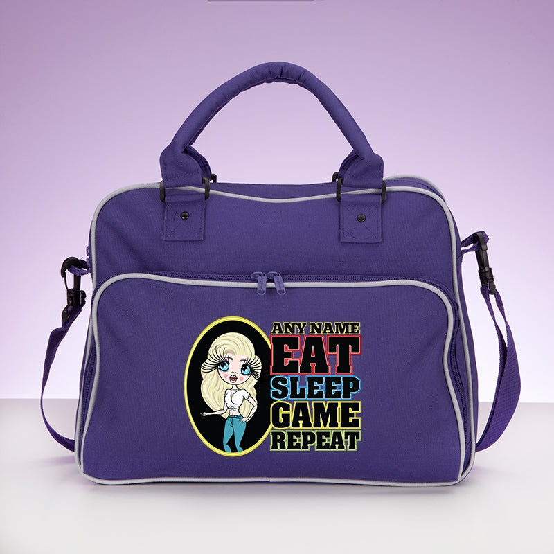 ClaireaBella Eat Sleep Game Repeat Travel Bag - Image 1