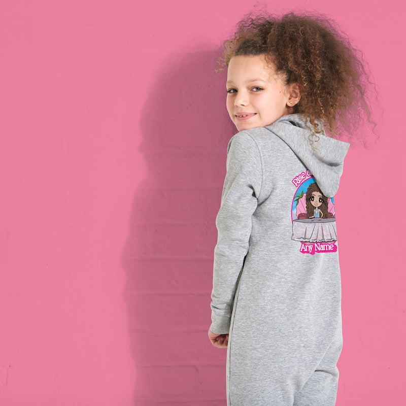 ClaireaBella Girls Personalised Rise And Shine Onesie - Image 2