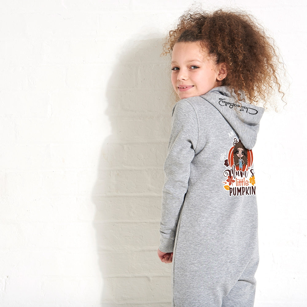 ClaireaBella Girls Personalised Mum's Little Pumpkin Onesie exclusively ...