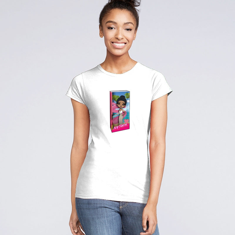 ClaireaBella Pink Doll Personalised T-Shirt - Image 2