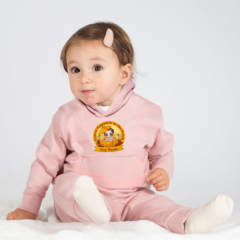 Early Years Girls Personalised Cutest Pumpkin Hoodie - Image 1