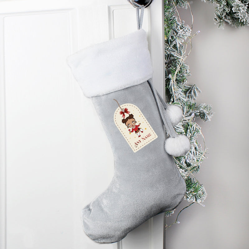 Early Years Personalised Label Christmas Stocking - Image 2