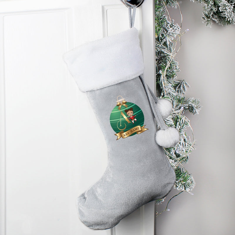 Early Years Personalised Large Initial Christmas Stocking - Image 7