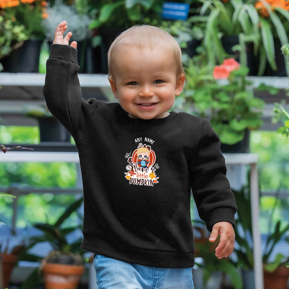 Early Years Boys Personalised Mum's Little Pumpkin Sweatshirt - Image 1