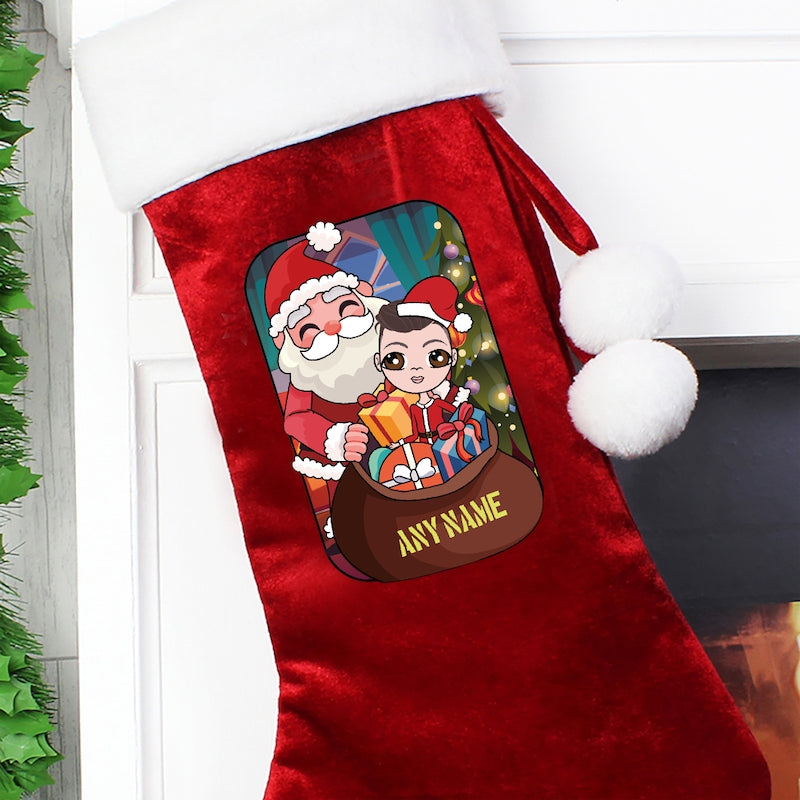 Jnr Boys Personalised Special Package Christmas Stocking - Image 3