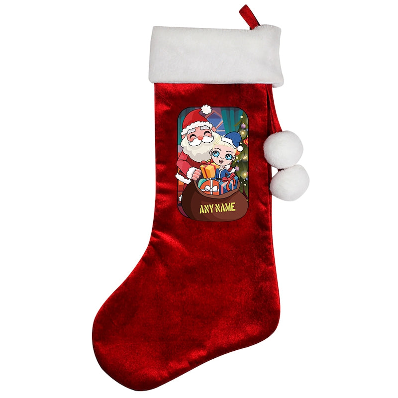 Jnr Boys Personalised Special Package Christmas Stocking - Image 4