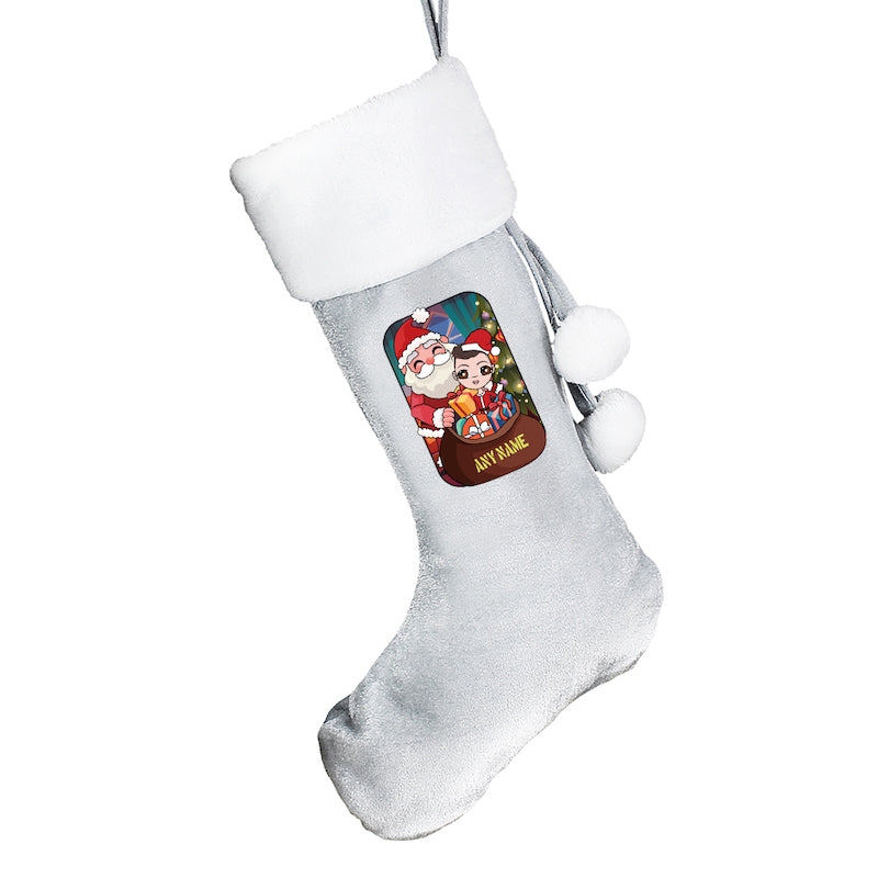 Jnr Boys Personalised Special Package Christmas Stocking - Image 2