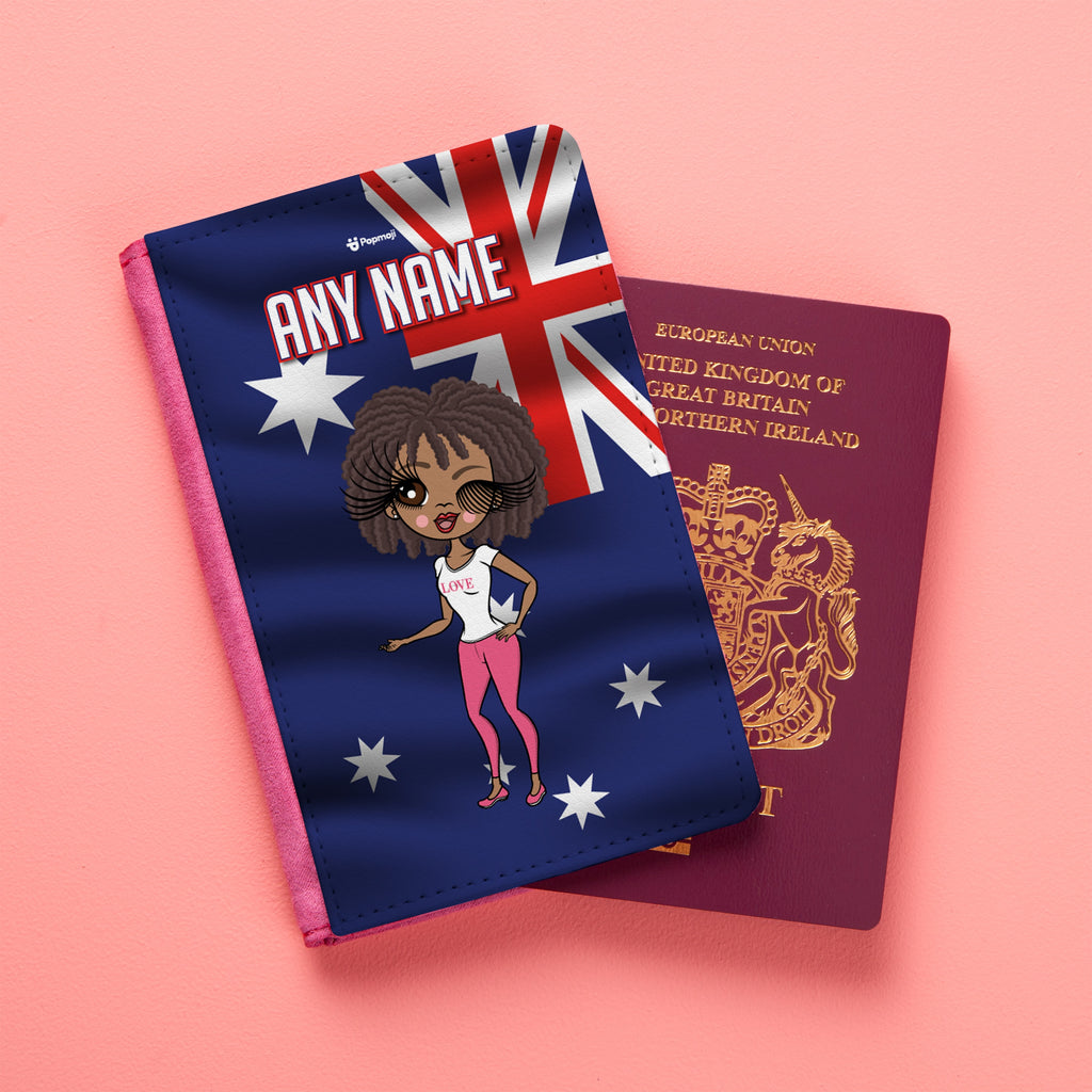 ClaireaBella Australia Flag Passport Cover