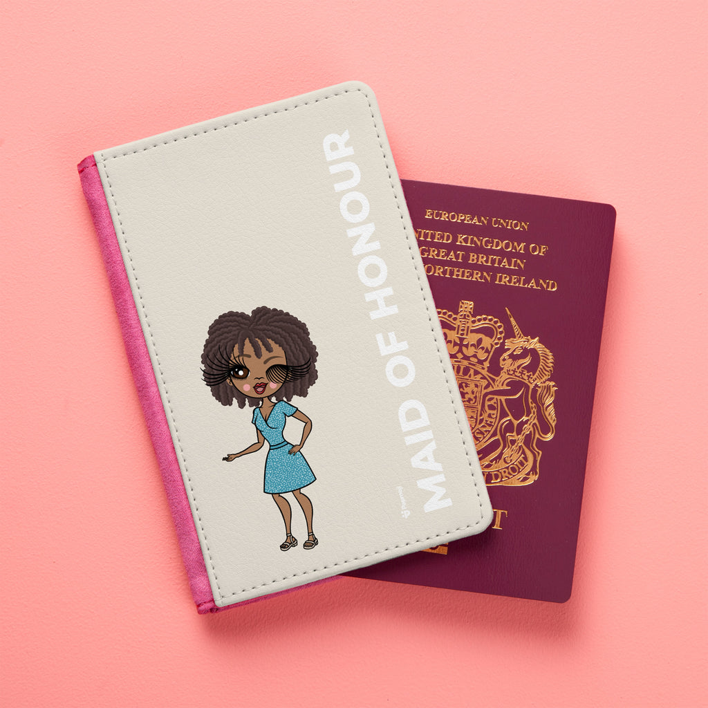 ClaireaBella Maid of Honour Beige Passport Cover