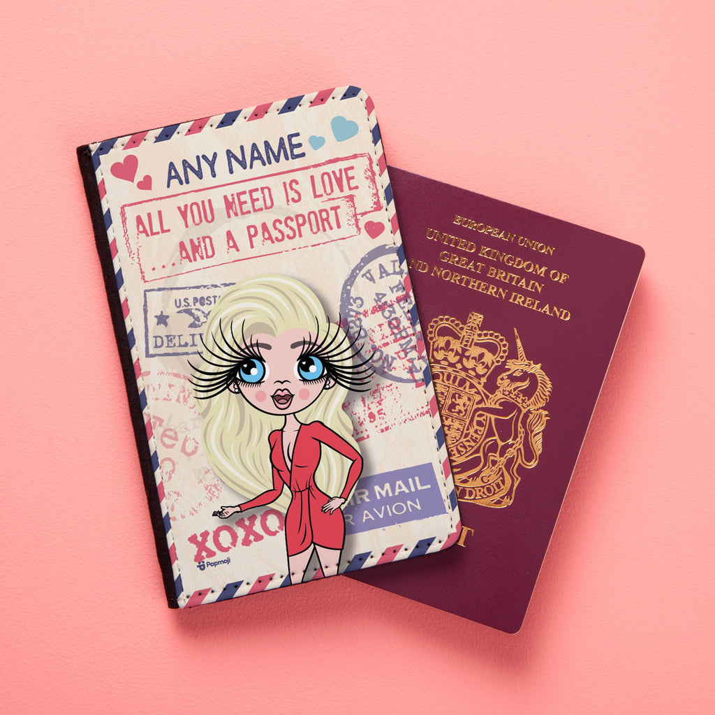 ClaireaBella All You Need Is Love Passport Cover