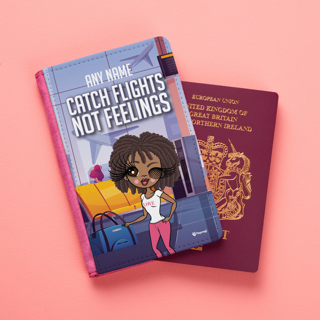 ClaireaBella Catch Flights Not Feelings Passport Cover