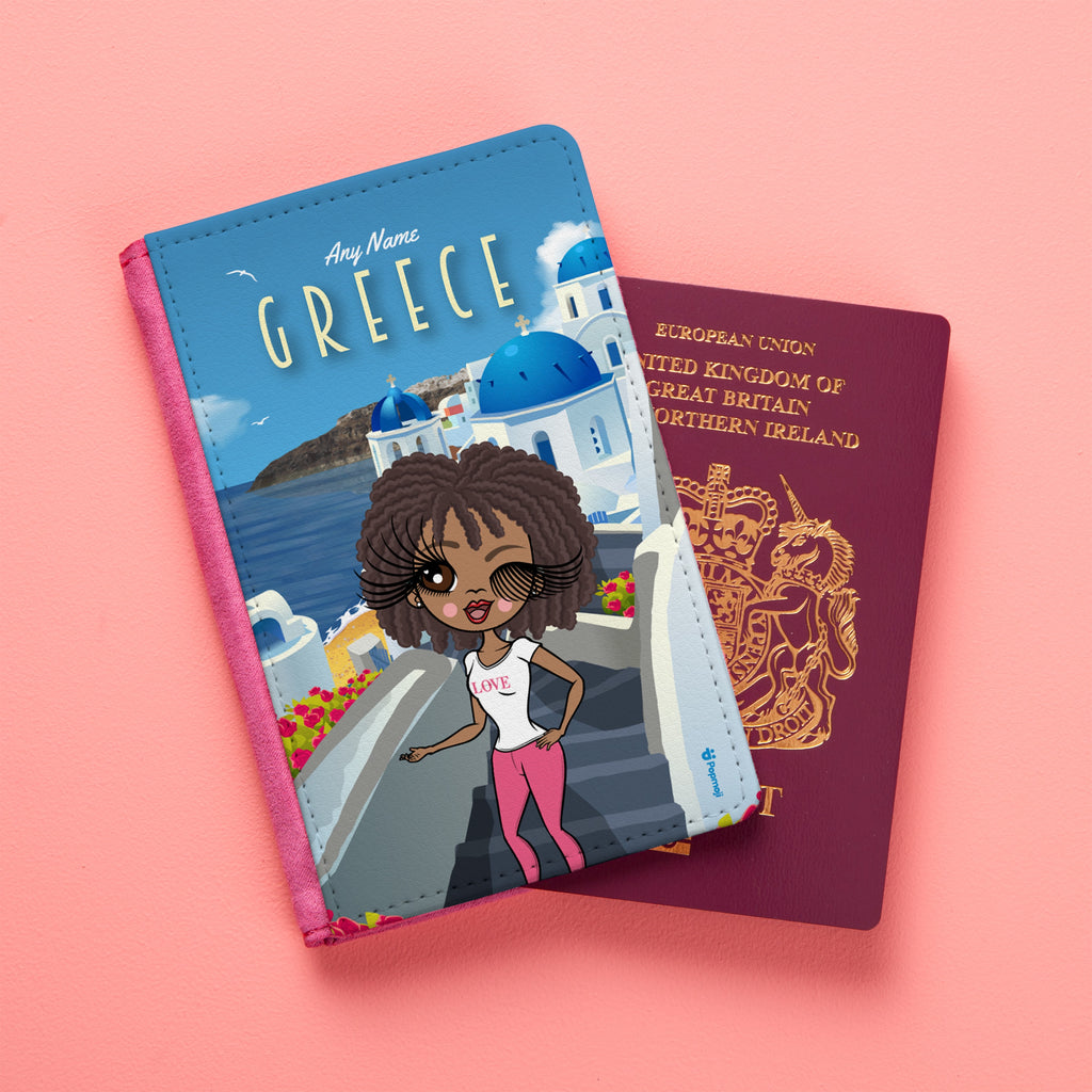 ClaireaBella Personalised Greece Passport Cover