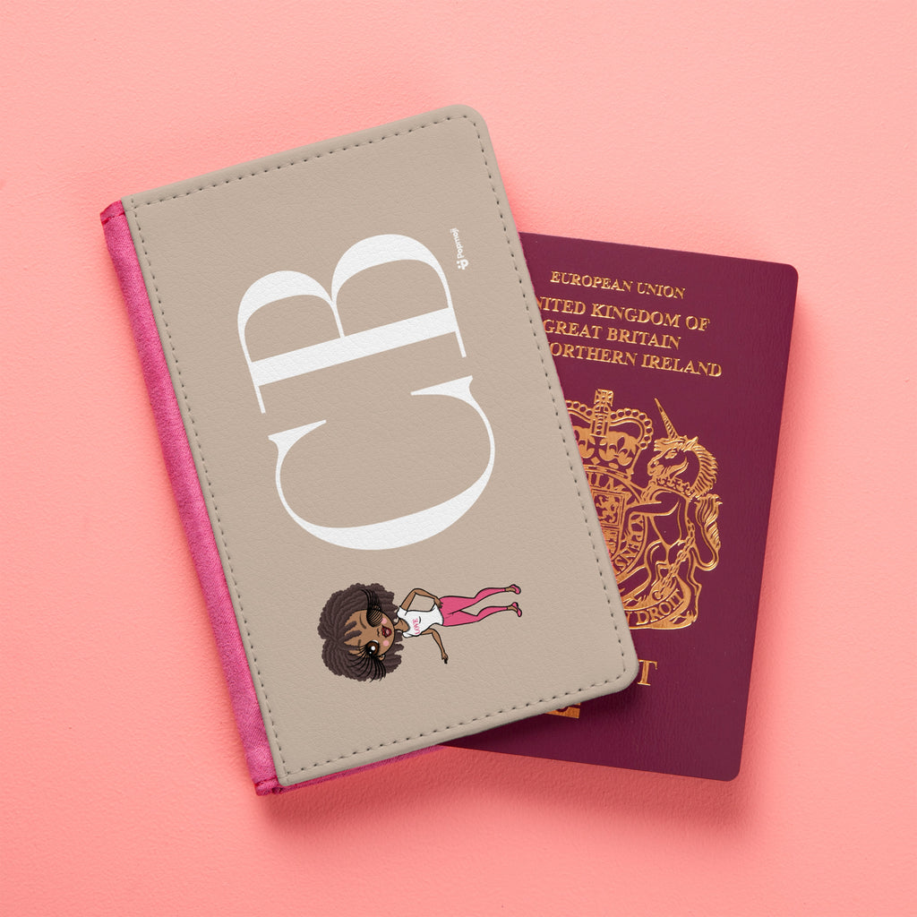 ClaireaBella The LUX Collection Initial Nude Landscape Passport Cover