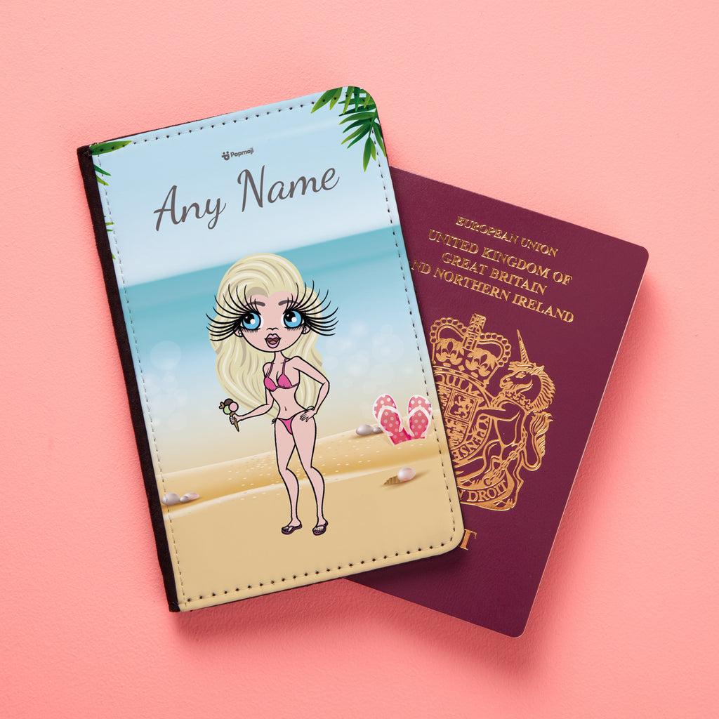 ClaireaBella Beach Print Passport Cover