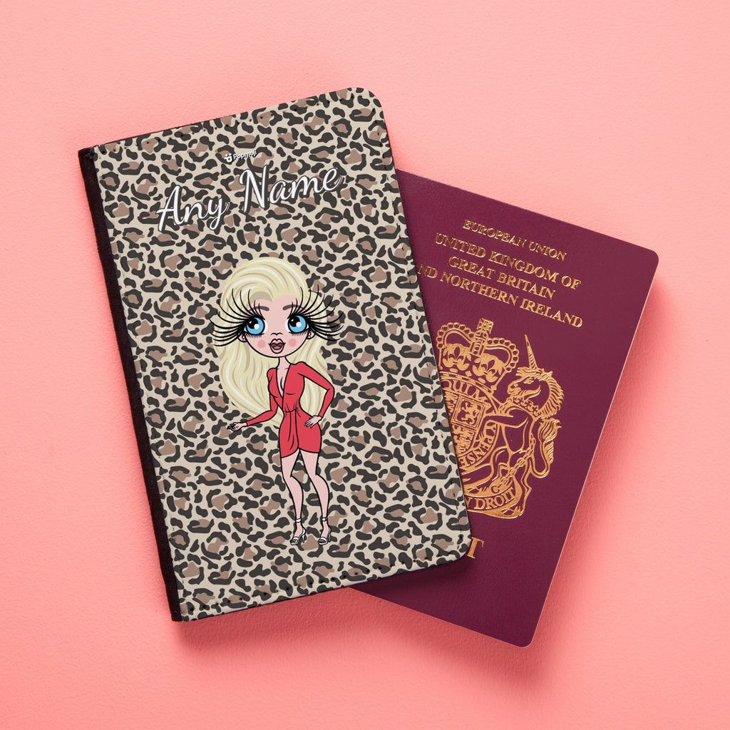 ClaireaBella Leopard Print Passport Cover