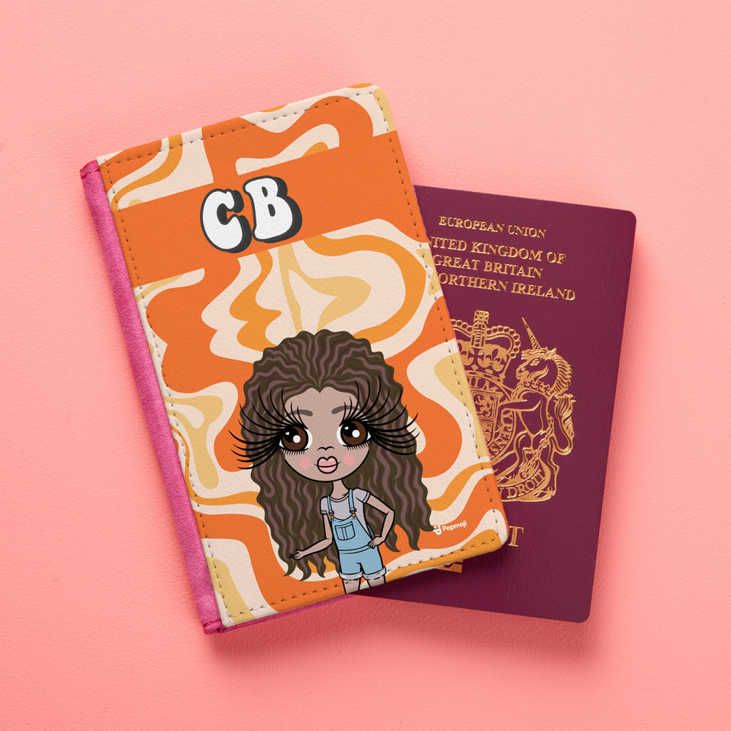 ClaireaBella Girls Personalised Swiggle Passport Cover