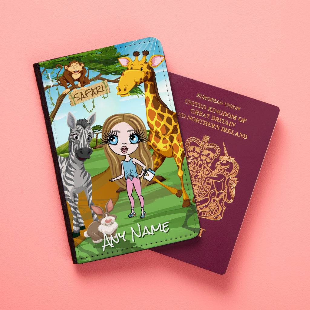 ClaireaBella Girls Safari Passport Cover