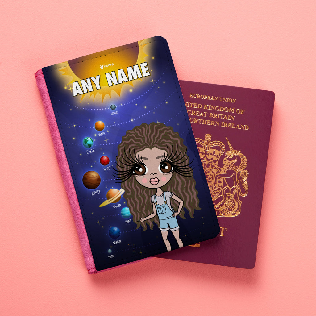 ClaireaBella Girls Space Galaxy Passport Cover