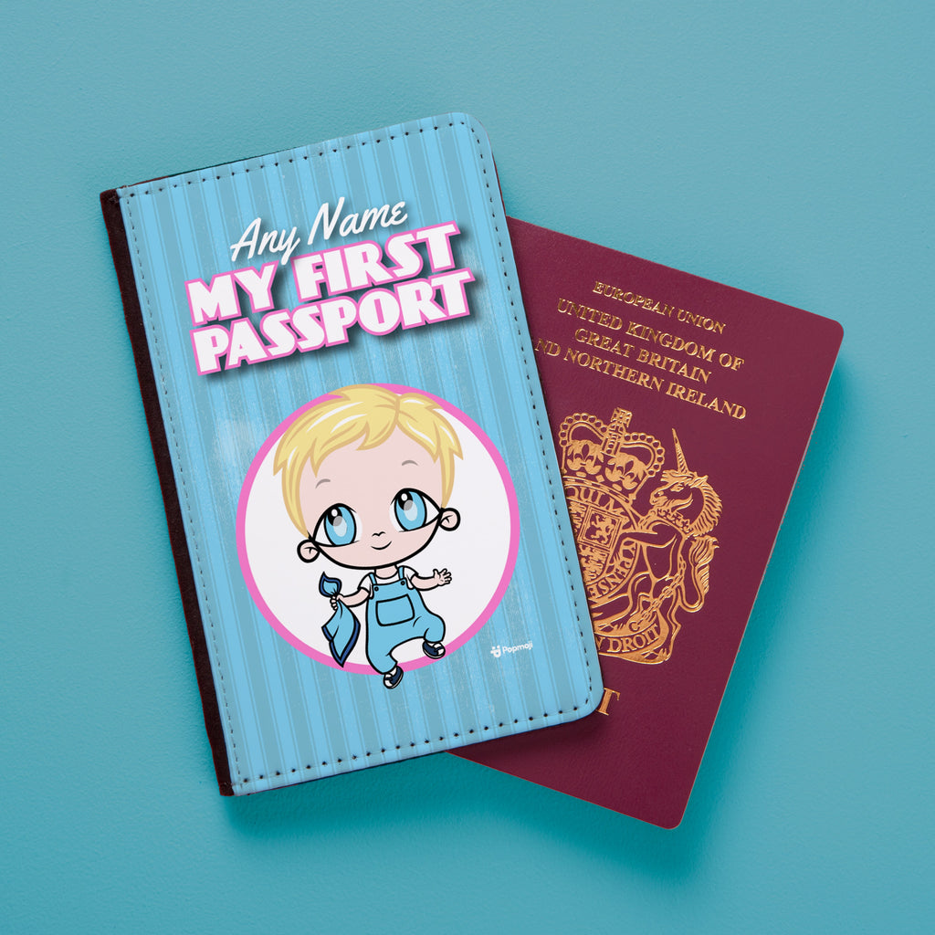 Early Years Boys Personalised My First Passport Cover
