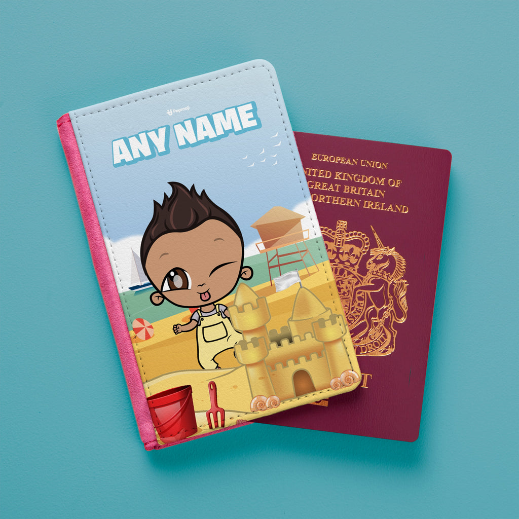 Early Years Boys Personalised Sandcastle Fun Passport Cover