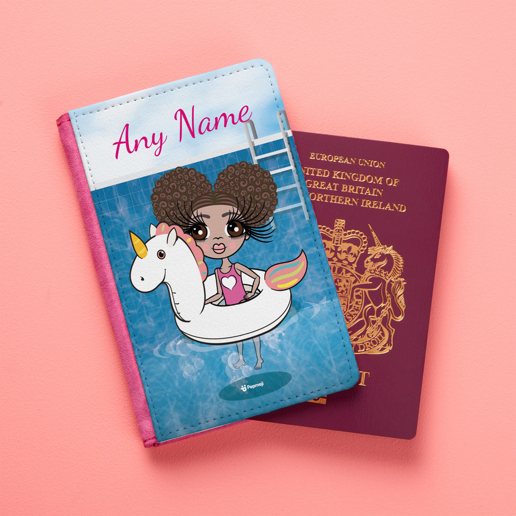 ClaireaBella Girls Unicorn Float Passport Cover