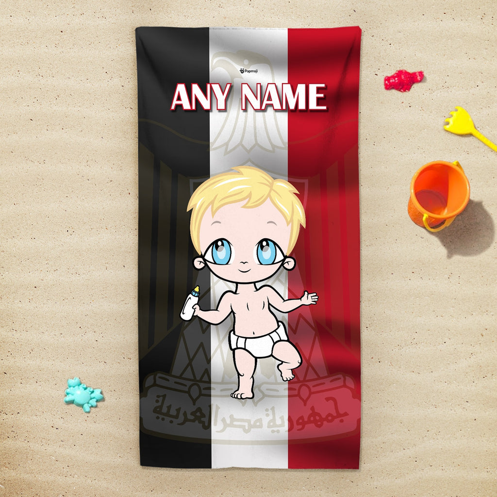 Early Years Egypt Flag Beach Towel