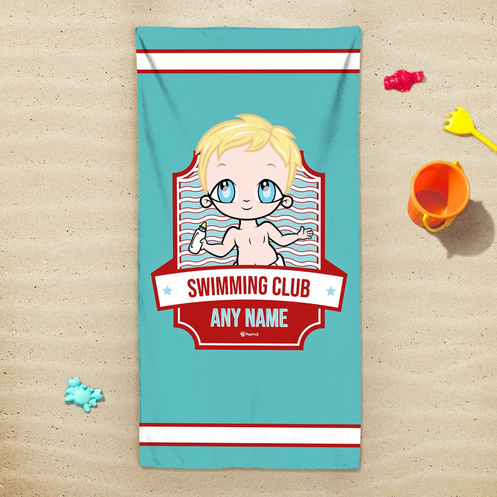 Early Years Personalised Emblem Swimming Towel