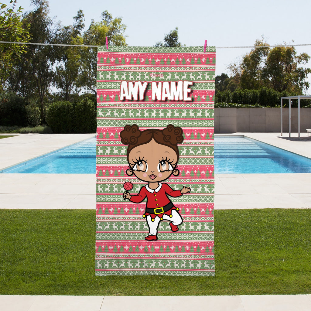 Early Years Christmas Jumper Beach Towel