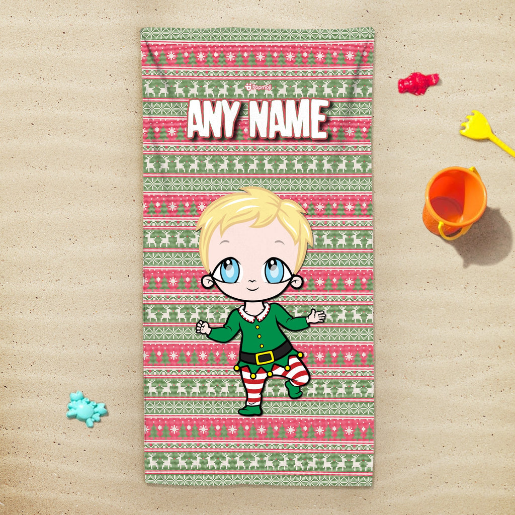Early Years Christmas Jumper Beach Towel