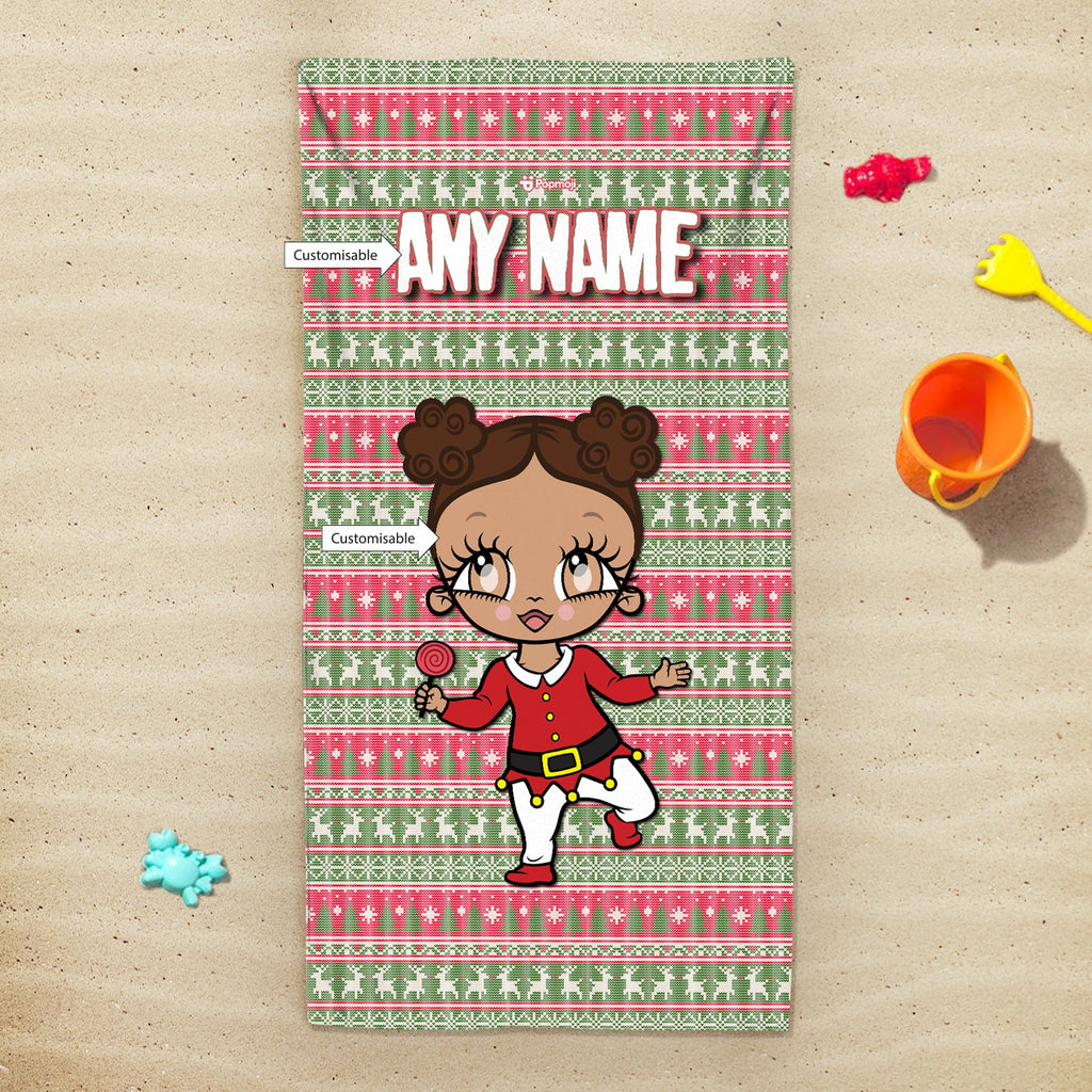 Early Years Christmas Jumper Beach Towel