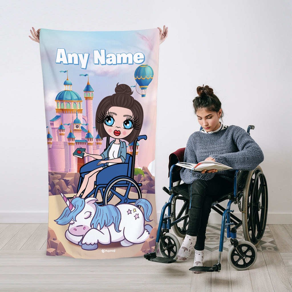 ClaireaBella Dreamland Wheelchair Beach Towel