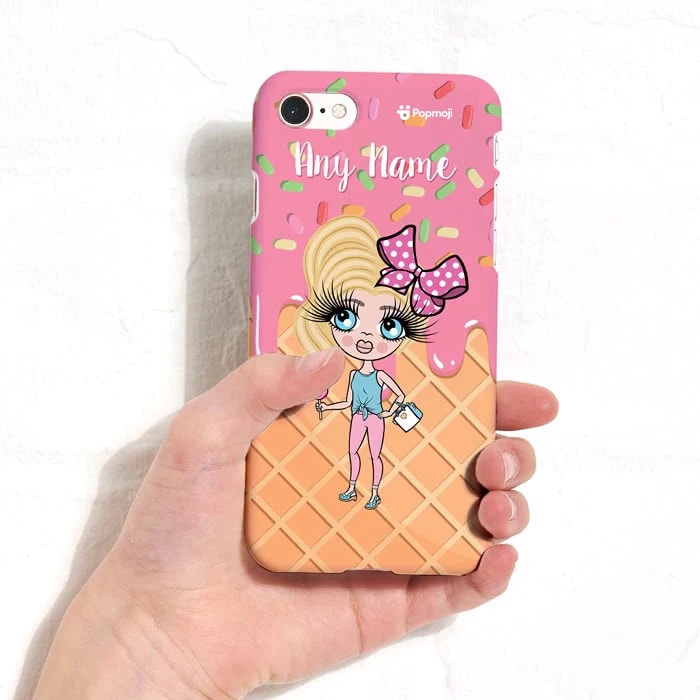 ClaireaBella Girls Personalised Ice Lolly Phone Case