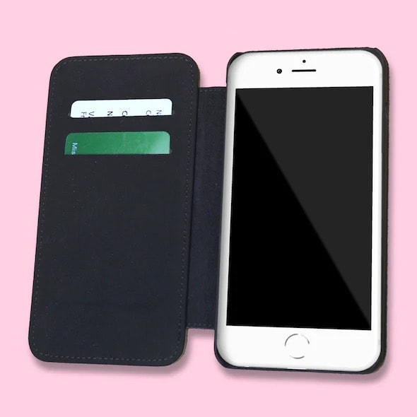 ClaireaBella Personalised Black Flip Phone Case