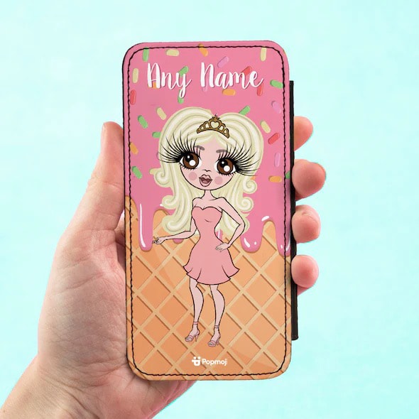 ClaireaBella Personalised Ice Lolly Flip Phone Case