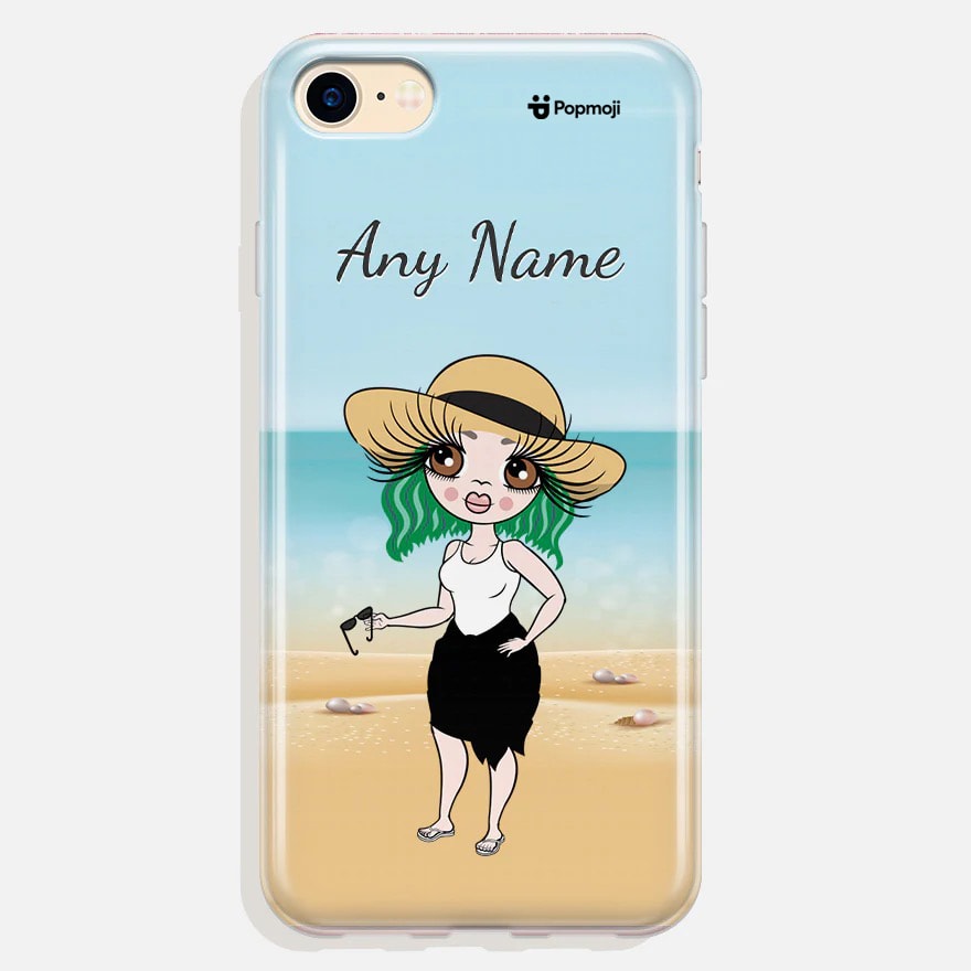 ClaireaBella Personalised Beach Print Phone Case