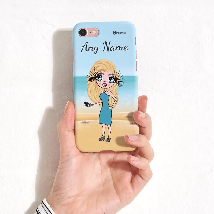ClaireaBella Personalised Beach Print Phone Case