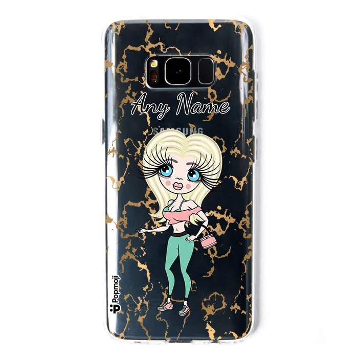 ClaireaBella Marble Print Clear Soft Gel Phone Case