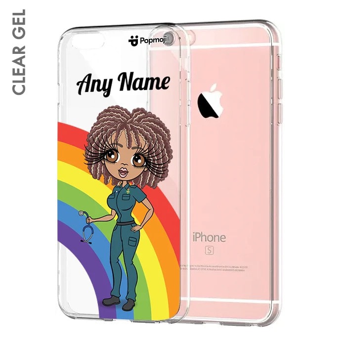 ClaireaBella Rainbow Clear Soft Gel Phone Case