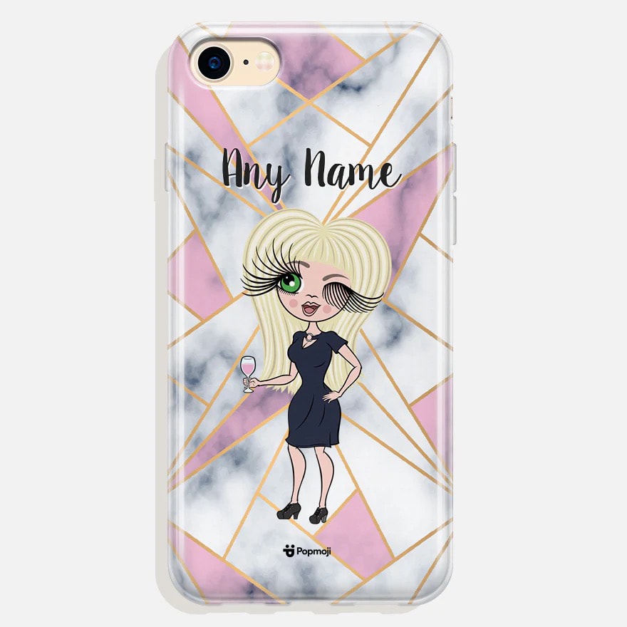 ClaireaBella Personalised Geo Phone Case