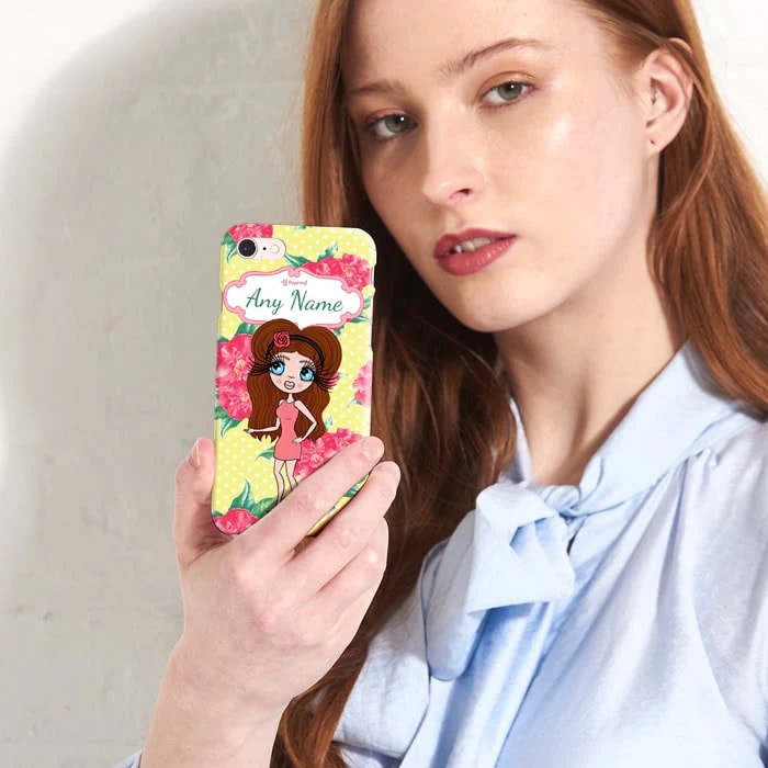ClaireaBella Personalised Lemon Floral Phone Case