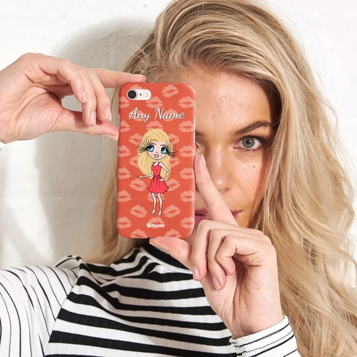 ClaireaBella Personalised Lip Print Phone Case