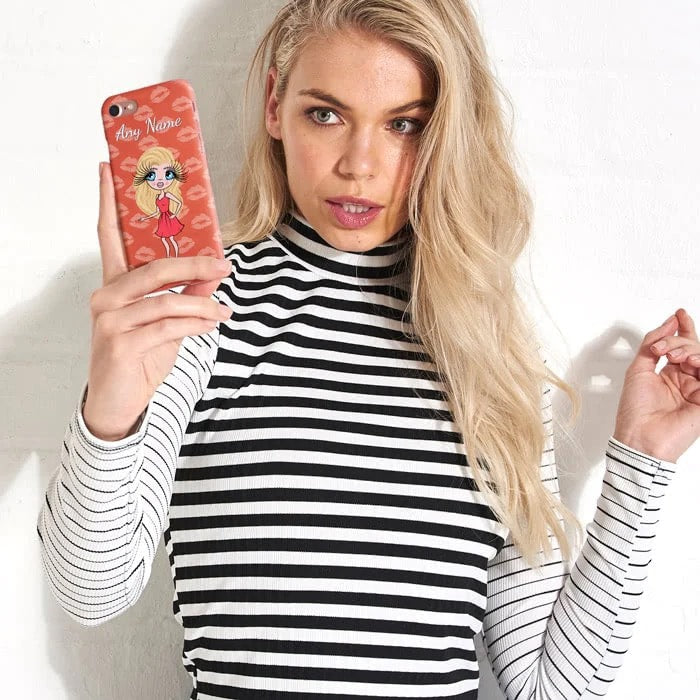 ClaireaBella Personalised Lip Print Phone Case