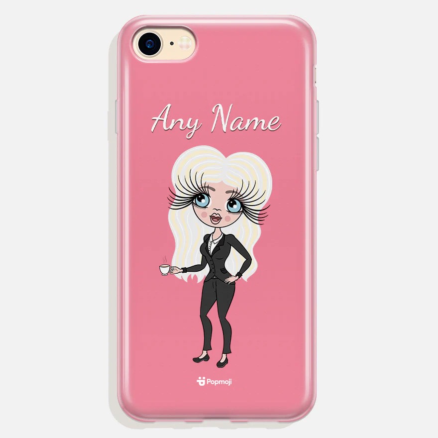 ClaireaBella Personalised Pink Phone Case