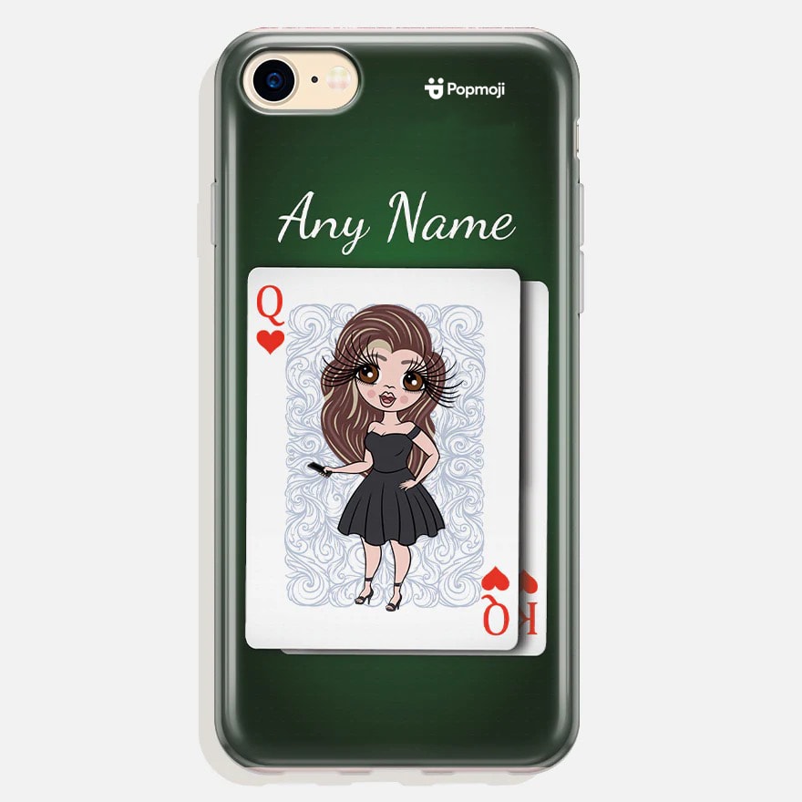 ClaireaBella Personalised Queen Of Hearts Phone Case