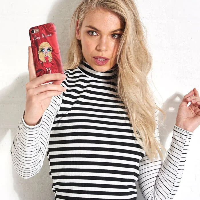 ClaireaBella Personalised Silky Satin Effect Phone Case