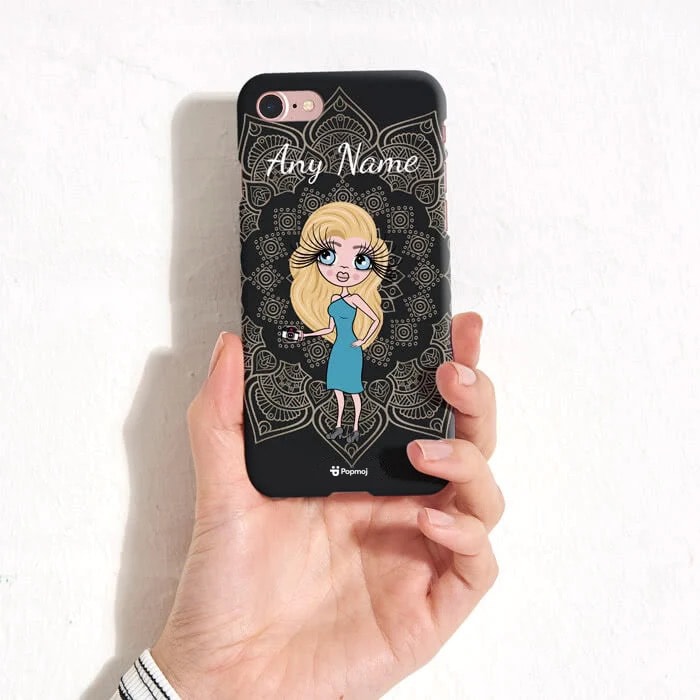 ClaireaBella Personalised Vintage Lace Phone Case
