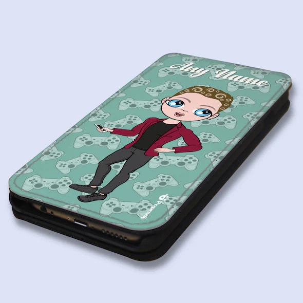 MrCB Personalised Joy Pad Print Flip Phone Case