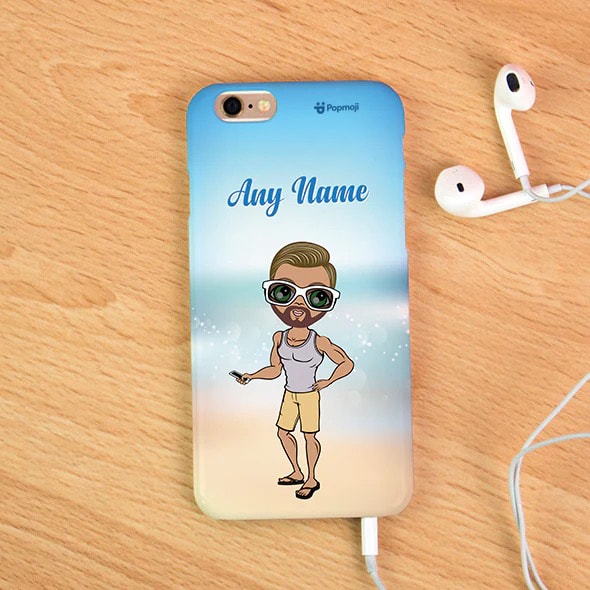 MrCB Beach Colours Personalised Phone Case