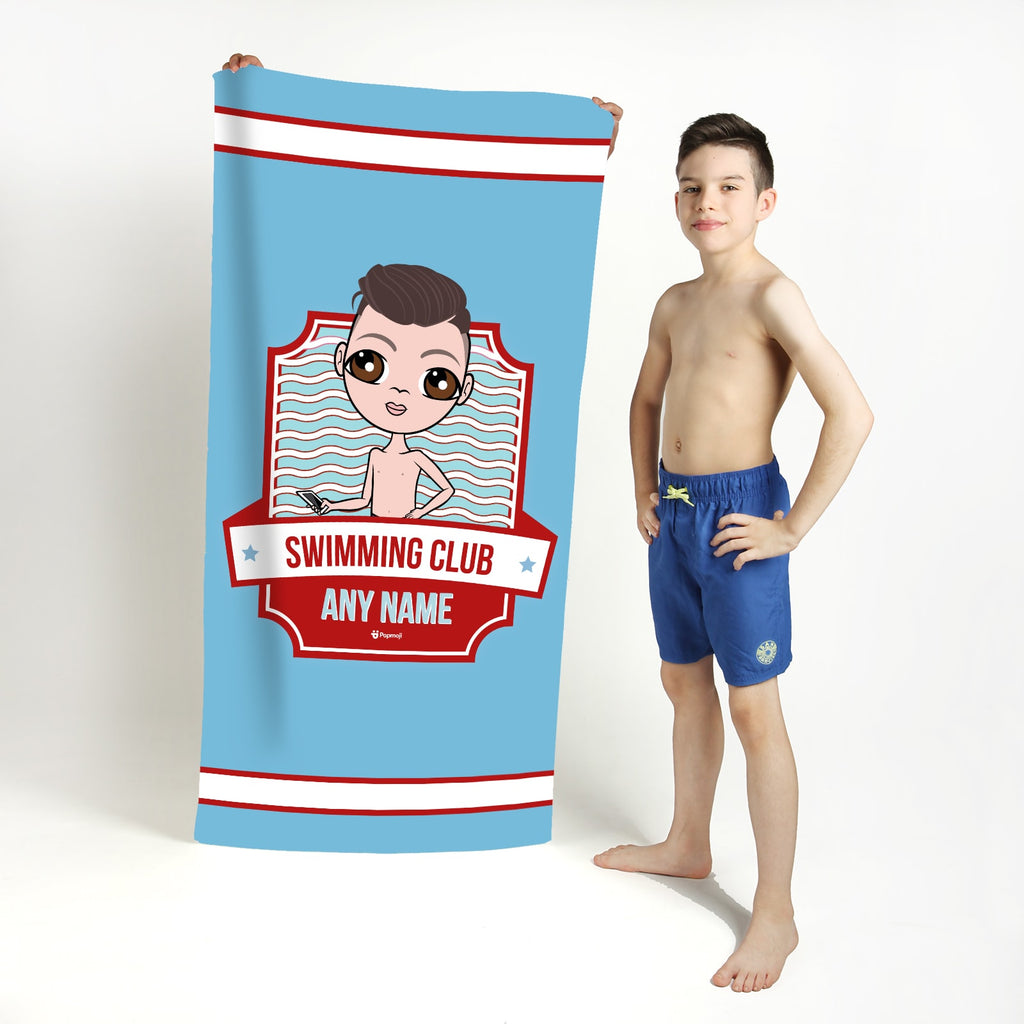 Jnr Boys Emblem Swimming Towel