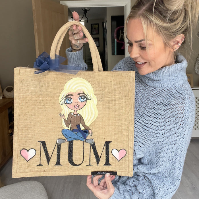 ClaireaBella Mum Relaxed Large Jute Bag
